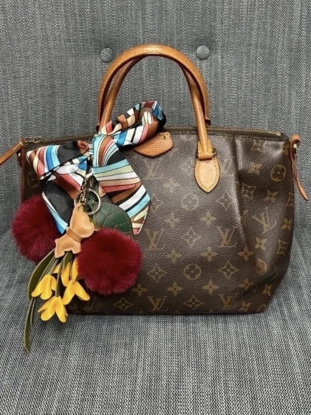 Louis Vuitton Turenne PM Monogram Tote in Brown
